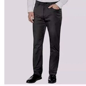 English Laundry Men's Flat Front Dress Pant Color Black Size 40/30